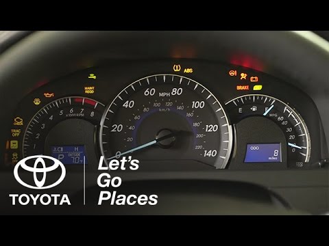 maintenance light toyota camry 2014