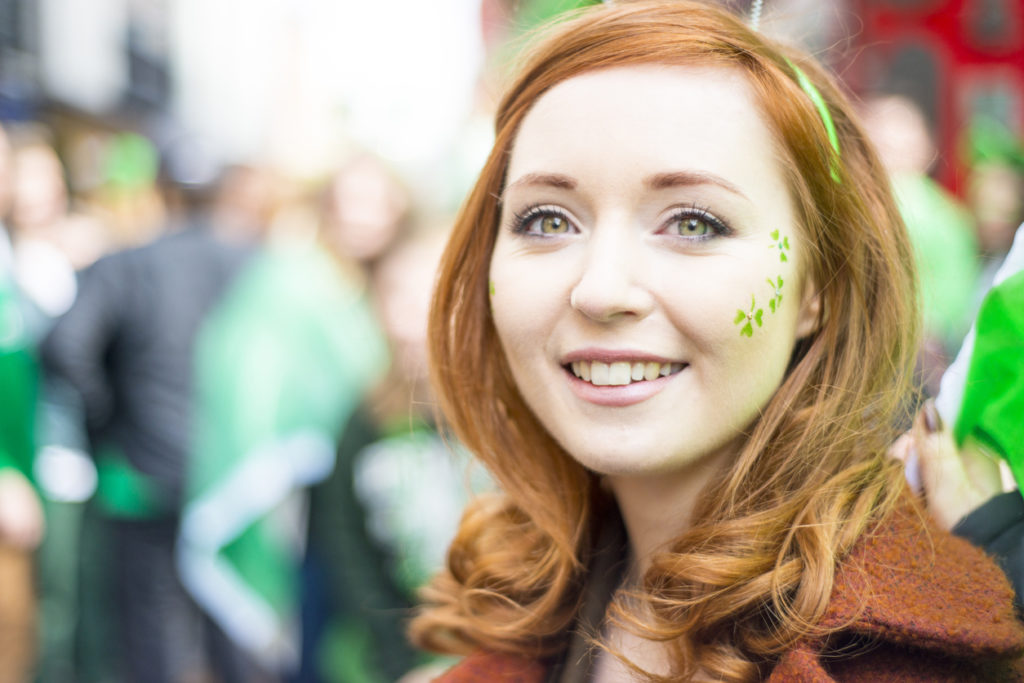 Beautiful Irish Girl On St Patricks Day Dublin Ireland Limbaugh Toyota 6739